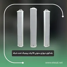 بلندگو ستونی 30 وات پیجینگ تحت شبکه | SIP | VoIP